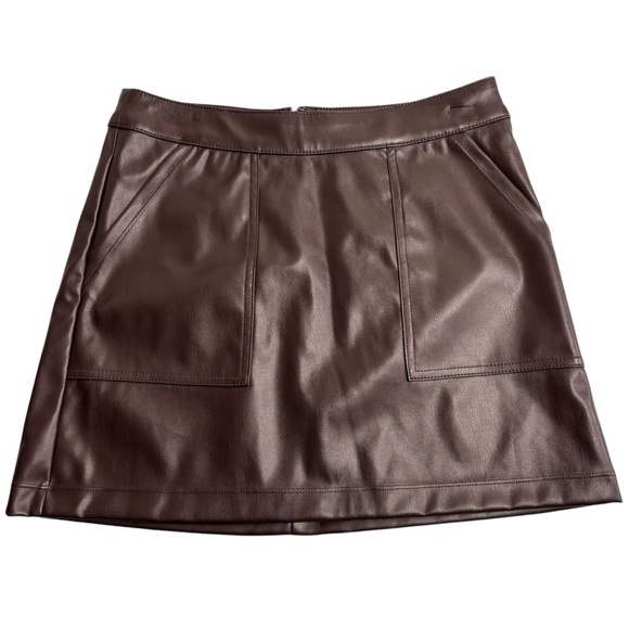 a new day Chocolate Brown Mini Skirt NWT - Picture 1 of 4